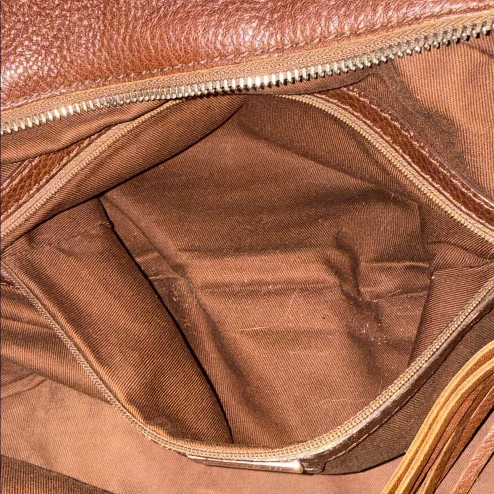 Banana Republic Tan Leather Hobo Bag